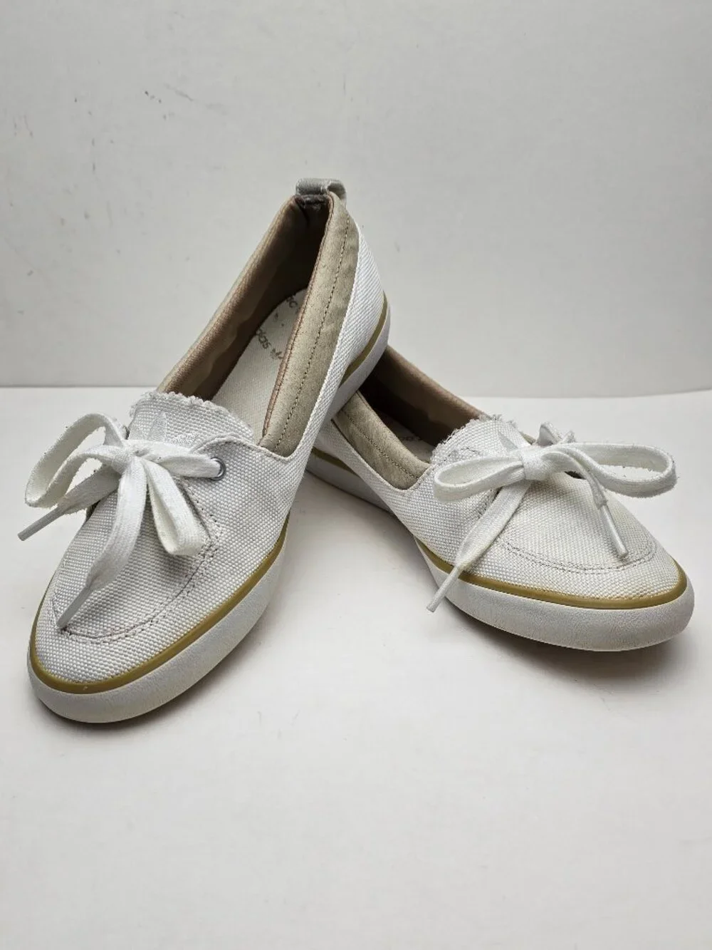 RARE Adidas Neo Barreda Women's Canvas Boat Shoes Size 7